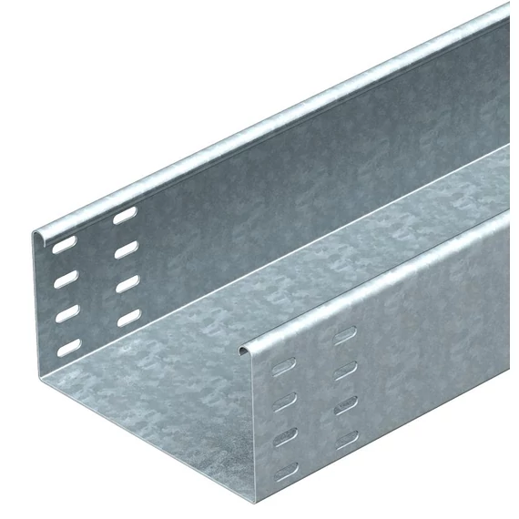 OBO Bettermann SKSU 130 FS kábeltálca SKSU perf. n., összekötőfurattal 110x300x3000 szalaghorganyzott, DIN EN 10346 (6063454)