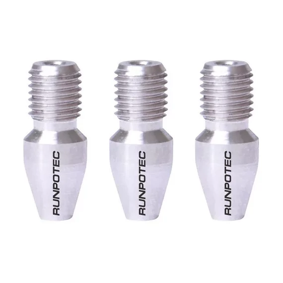 RUNPOTEC Rozsdamentes acél végzáró készlet, D=3 mm, üvegszál rúdhoz (201070)