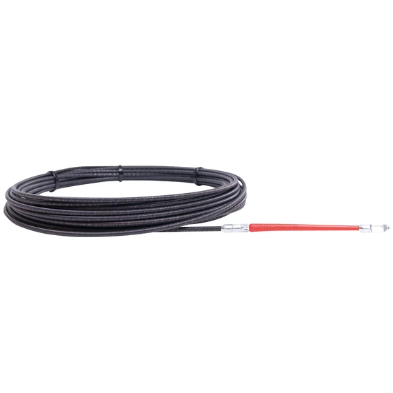 RUNPOTEC Rugós vezetékbehúzó fém, RUNPOGLEIDER fejjel, D=4 mm, 25m (300200)