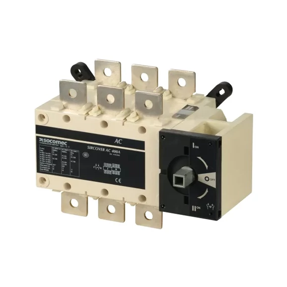 SOCOMEC SIRCOVER 3X400A F (mechanikus átkapcsoló I-0-II, hajtás nélkül) (41AC3040)