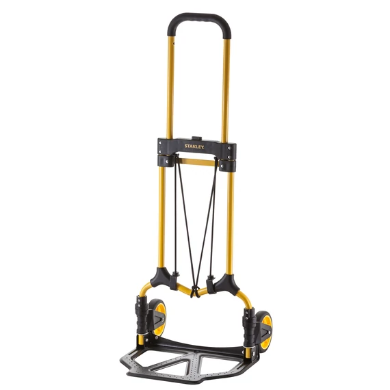 STANLEY összecsukható molnárkocsi, 70 kg teherbírás, acél váz és rakodófelület, erős gumizsinór, tömege 3,9 kg (SXWTD-FT580)