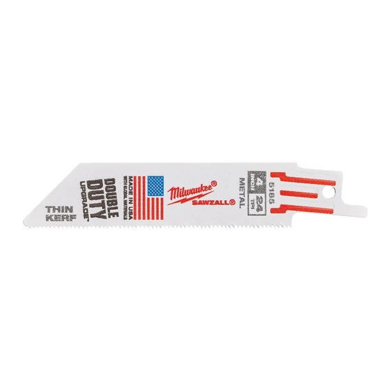 Milwaukee Szablyafűrészlapok THIN KERF 100/1 mm Bimetál, Co 5 db (48005185) (48475185)