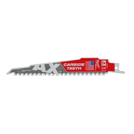 Milwaukee Szablyafűrészlap TCT Heavy Duty AX Carbide 150 mm, szeges fa (48005221) (48475221)