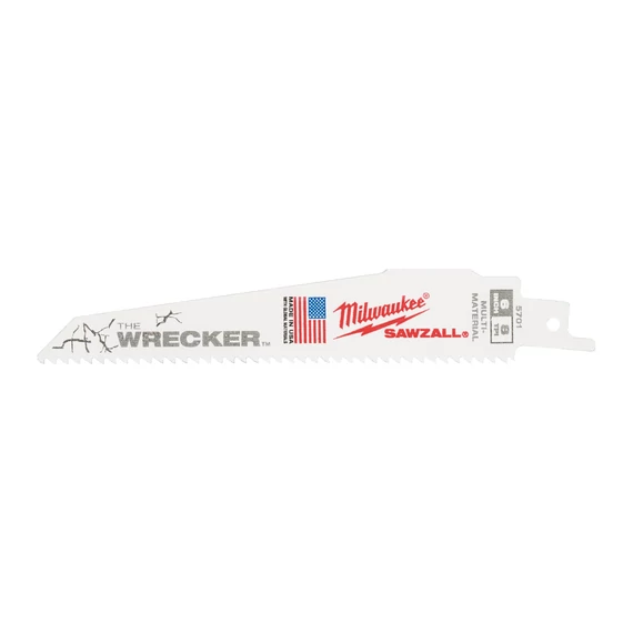 Milwaukee Szablyafűrészlap Extra Heavy Duty WRECKER™ 150 mm, 8/3,2 mm Bimetál, Co 5 db (48005701) (48475701)