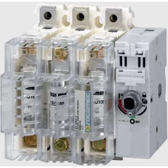 SOCOMEC FUSERBLOC TS T00 3X160A F/L (biztosítós terhelésszakaszoló) (38313015)