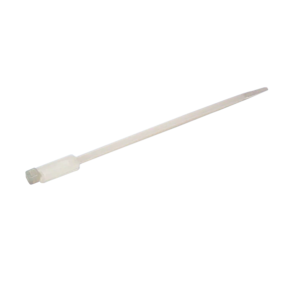 TRACON Jelzőcímkés kábelkötegelő, natúr, 190x3,6mm, D=10-48mm, PA6.6 (axb=27x13mm) (190J)