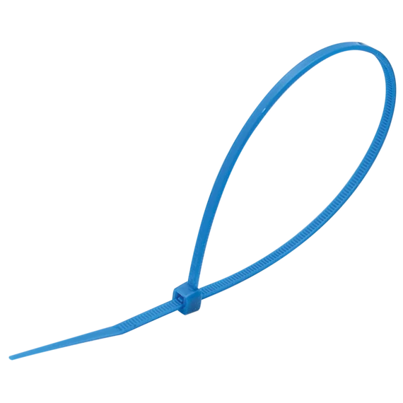 TRACON Normál kábelkötegelő, kék, 200x4.8mm, D=3-50mm, PA6.6 (190K)