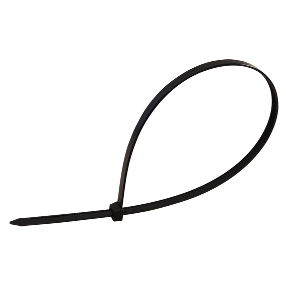 TRACON Normál kábelkötegelő, fekete, 610x8.8mm, D=9-181, PA6.6 (611PR)