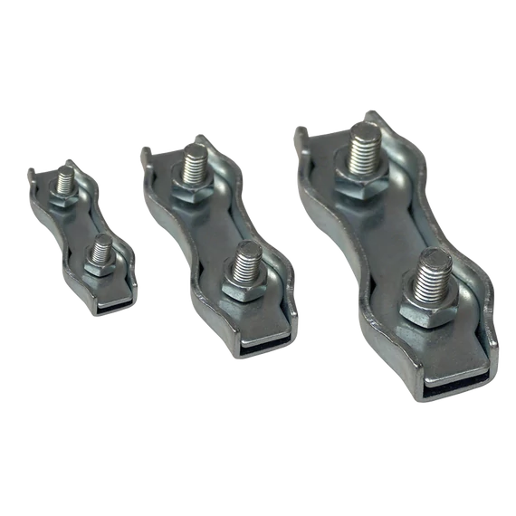 TRACON Sodronyszorító bilincs, dupla, acél, d=6mm, M6 (BSZ2-6)