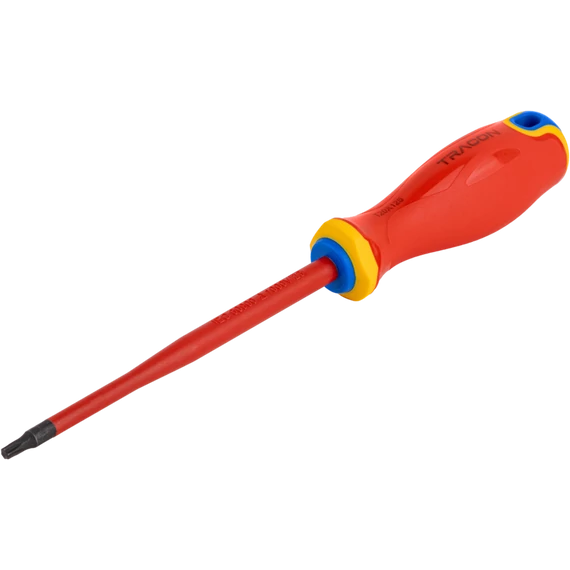 TRACON Csavarhúzó, Torx, 1000V-ra szigetelt, AC 1000V, T20 5.5x125mm (CDT2055125)