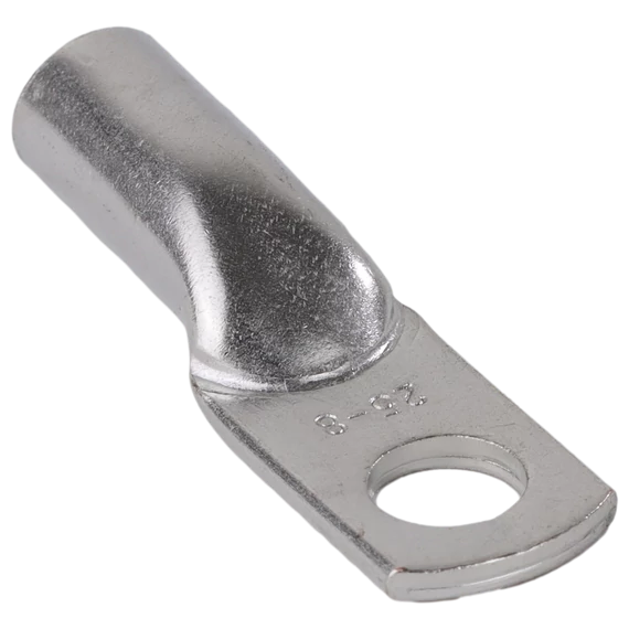 TRACON Szigeteletlen szemes csősaru, ónozott elektrolitréz, 25mm2, M6, (d1=7.8mm, d2=6.4mm) (CLH25-6)