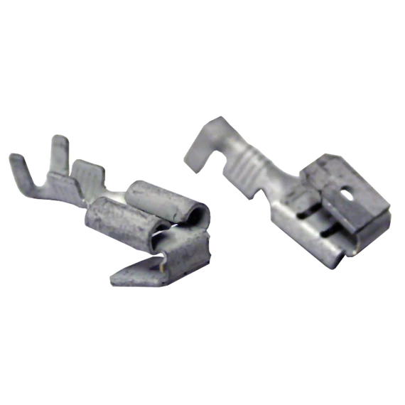 TRACON Szigeteletlen rátolható csatlakozó csap+hüvely, ónozott réz, 6,3x0,8mm, 1-2,5mm2 (CSE)