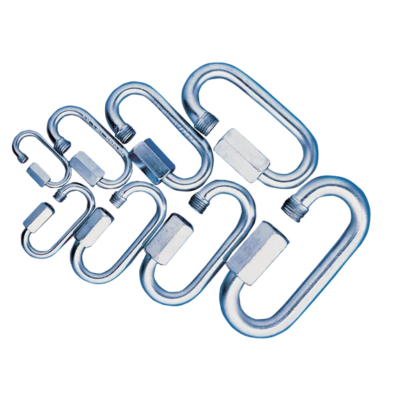 TRACON Karabiner, csavaros, acél, d=6mm, 1700N (CSKARA6)