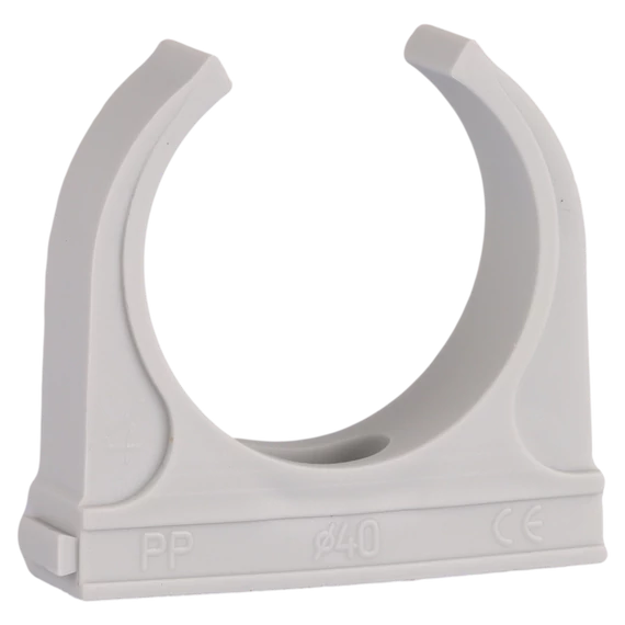 TRACON Csőrögzítő, sorolható klipsz, D=40mm, PP (CSS-40)