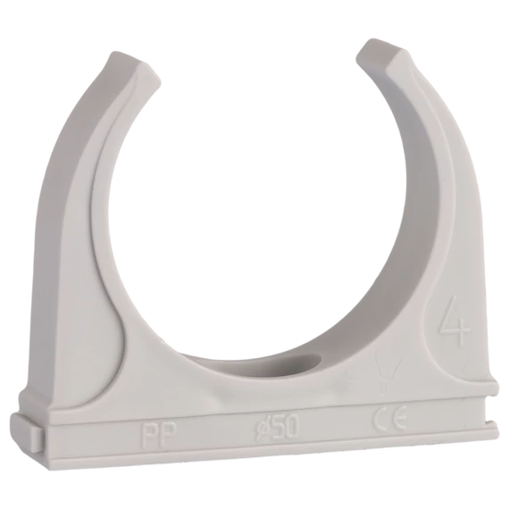 TRACON Csőrögzítő, sorolható klipsz, D=50mm, PP (CSS-50)