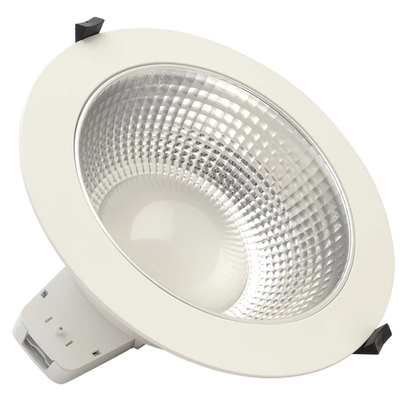 TRACON LED mélysugárzó változtatható színhőmérséklettel, 230VAC, 25W, 2280/2650/2450lm, 3000/4000/5700K, 90°, IP54, EEI=F (DLTRIO25W)