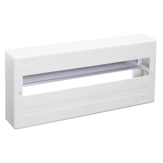 TRACON Falon kívüli elosztódoboz, ajtó nélkül, N/PE sínnel, 1x18 modul, IP40, (HxWxD=160x365x60mm) (EDFK-18/1AN)