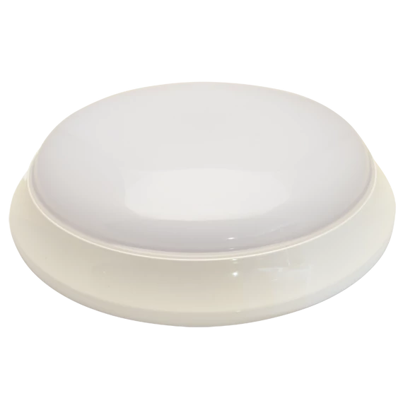 TRACON Műanyag búrás falon kívüli LED világítótest, 100-240 V, 50 Hz, 21 W, 1600 lm, 4000 K, IP54, EEI=F (EVA21NW)