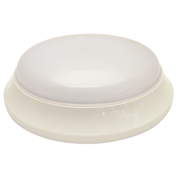 TRACON Műanyag búrás falon kívüli LED világítótest inverterrel, 100-240 V, 50 Hz, 28/2 W, 2100/140 lm, 1 h, 4000 K, IP54, EEI=F (EVAE28NW)