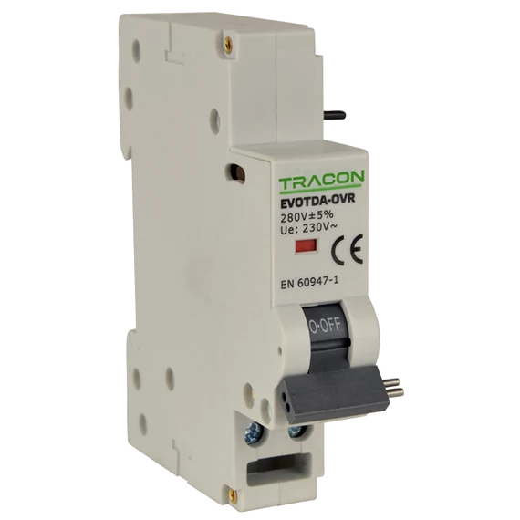 TRACON Feszültségnövekedési kioldó EVOTDA-hoz, Un:230VAC, 50Hz, Uup:280VAC (EVOTDA-OVR)