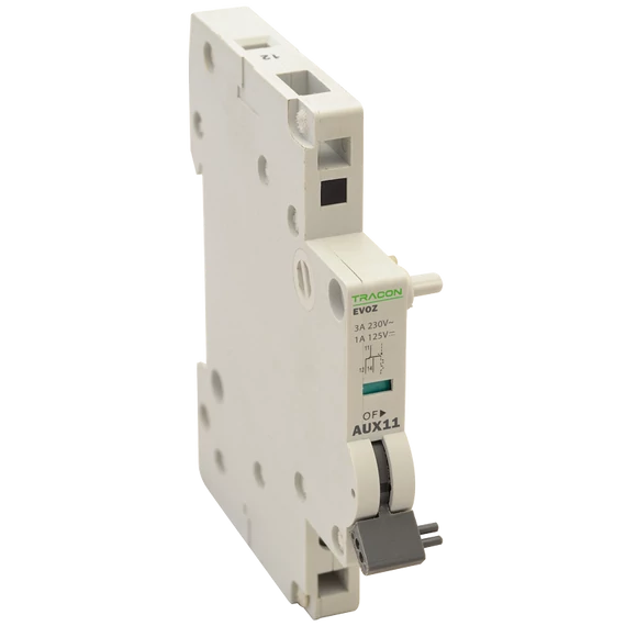 TRACON Hibajelző érintkező EVOZ-hez, 230V, 50Hz, In:6A W=9mm; 0,5-4mm2 (EVOZ-AL)