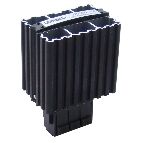 TRACON Fűtőegység elosztószekrényhez, sínre pattintható, 45W, 120-250V AC/DC, max.3,5A (FE45)
