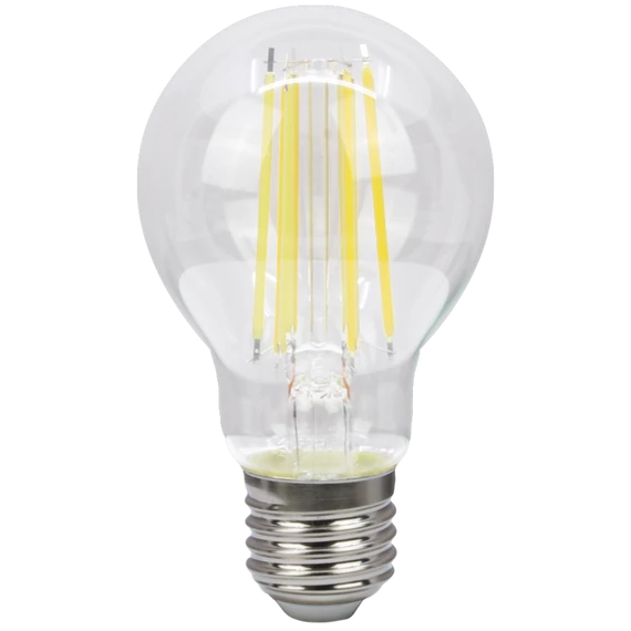 TRACON COG LED gömb fényforrás, átlátszó, 230 VAC, E27, 12W, 1530 lm, A60, 4000K, EEI=E (FILA6012NW)