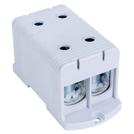 TRACON Főáramköri leágazó kapocs, felületre szerelhető, szürke, 35-240mm2, max. 1000VAC/1500VDC, max.425A (FLEAL-240/2)