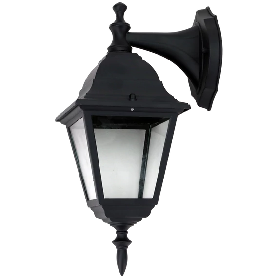 TRACON Kültéri fali lámpa, lógó karos, 230VAC, 50Hz, E27, max.60W, IP54 (GARDE27)