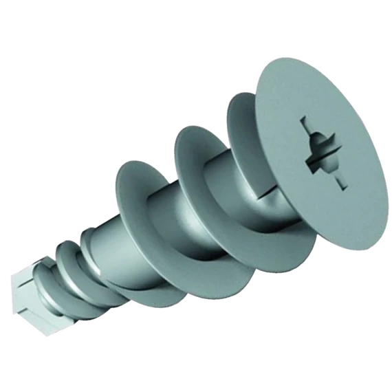 TRACON Gipszkartonba becsavarható tipli, L=36mm, D=16mm, PA6.6 (GBT)