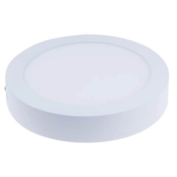 TRACON Falon kívüli LED mélysugárzó, kerek, fehér, 85-265 VAC, 18 W, 1200 lm, D=220 mm, 2700 K, IP20, EEI=G (LED-DLF-18WW)