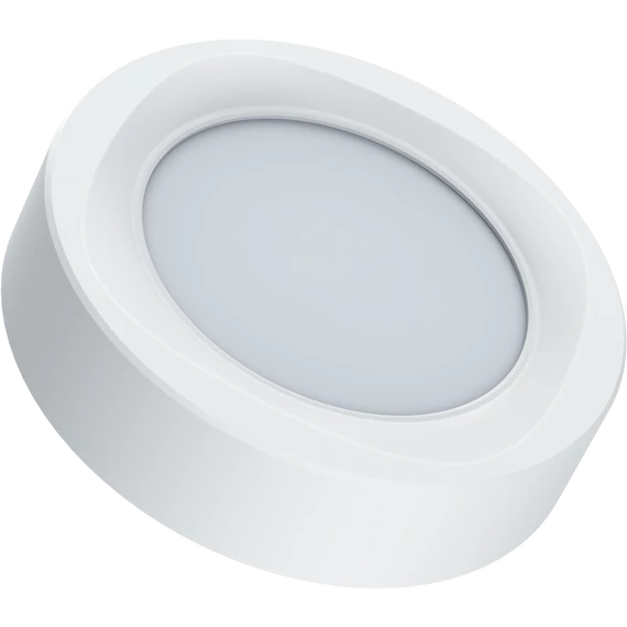 TRACON Falon kívüli LED mélysugárzó,kerek, SAMSUNG chippel, 230 VAC, 6W, 480lm, D=120x120 mm, 4000 K, IP20, EEI=G (LED-DLFS-6NW)