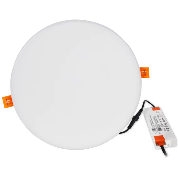 TRACON Védett, beépíthető LED mélysugárzó, kerek, 230 VAC, 28 W, 4000 K, 2250 lm, IP66, EEI=G (LED-DLIP-28NW)