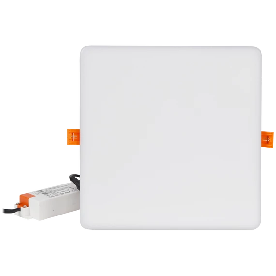 TRACON Védett, beépíthető LED mélysugárzó, négyzetes, 230 VAC, 28 W, 4000 K, 2380 lm, IP66, EEI=F (LED-DLNIP-28NW)
