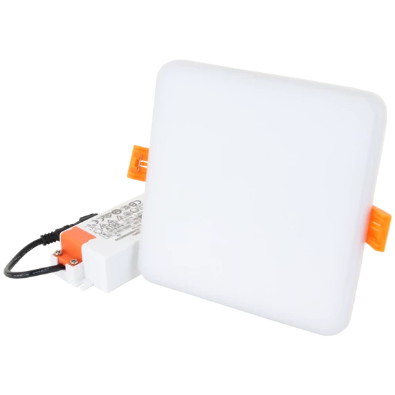 TRACON Védett, beépíthető LED mélysugárzó, négyzetes, 230 VAC, 6 W, 4000 K, 450 lm, IP66, EEI=G (LED-DLNIP-6NW)
