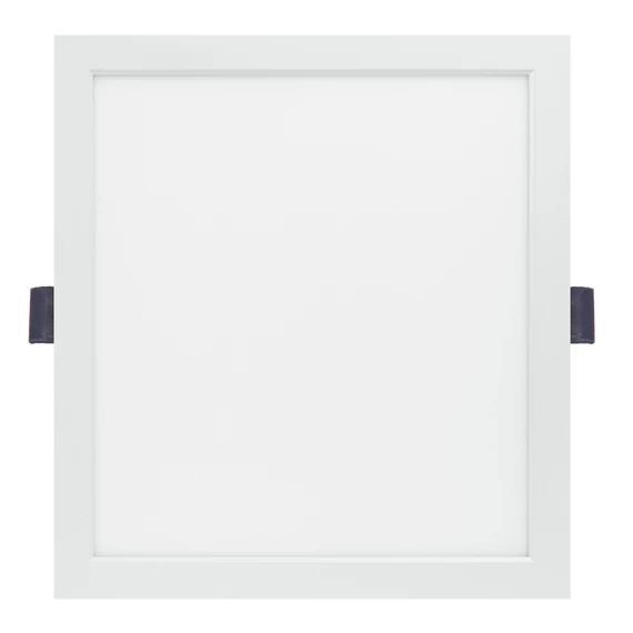 TRACON Védett, beépíthető LED mélysugárzó, négyzetes, fehér, 220-240 VAC, 18 W, 4000 K, 1820 lm, IP44, EEI=F (LED-DLNV-18NW)