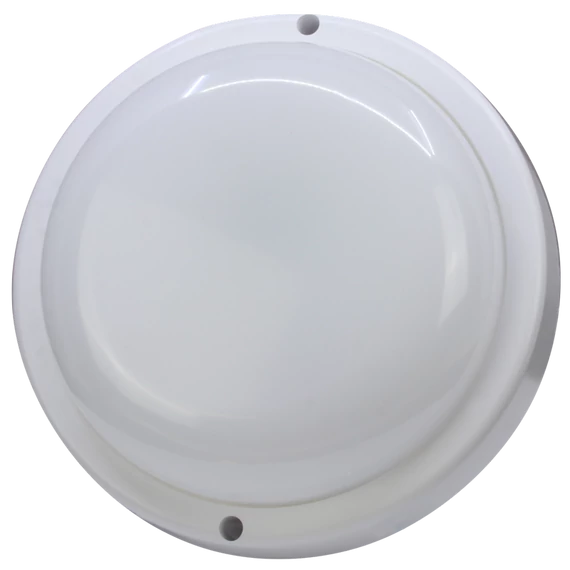 TRACON Műanyag házas LED hajólámpa, kerek forma, 230 VAC, 50 Hz, 12 W, 960 lm, 4000 K, IP44, EEI=G (LHDK12NW)