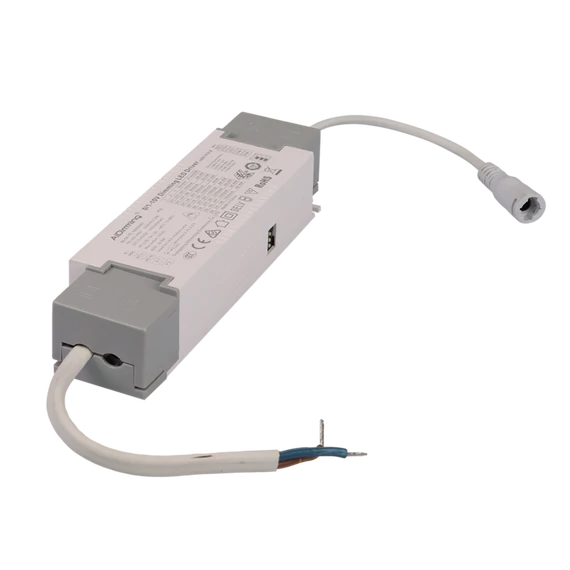TRACON Dimmelhető LED meghajtó 48 W-os panelekhez, 200-240 VAC, 0,34 A / 9-42 VDC, 1400 mA, 1-10 V (LPCC48W110D)