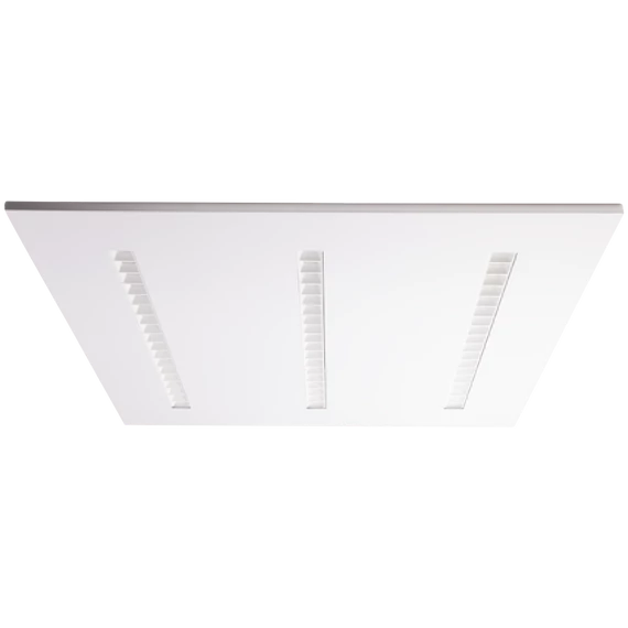 TRACON Sávos LED panel, négyzet, fehér, 230V,50Hz, 48W, 4800lm, 4000K,UGR<16, IP40, 595x595mm, EEI=F (LPG606050NW)