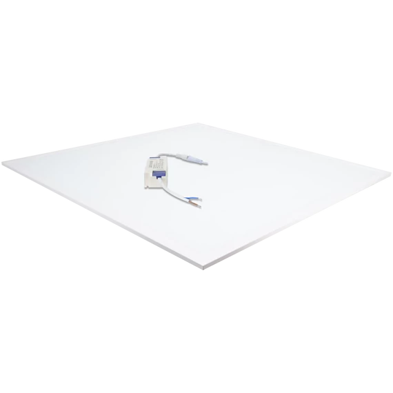 TRACON Háttérvilágítású mély panel, 230VAC, 50Hz, 48W, 3900lm, 4000K, IP40, 595x595mm, EEI=G (LPH606050NW)