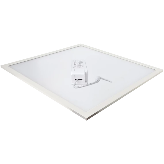 TRACON LED panel, négyzet, fehér, 230V, 50Hz, 30W, 3900lm, 4000K,UGR<19, IP40, 595x595mm, EEI=E (LPME606030NW)
