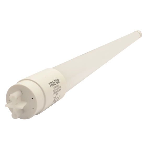 TRACON Üveg LED világító cső, opál burás,230 V, 50 Hz, G13, 18 W, 1820 lm, 6500 K, 200°, EEI=F (LT8G12018CW)
