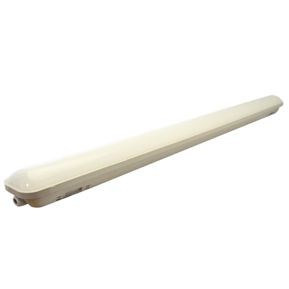 TRACON Védett LED ipari lámpatest vészvilágító funkcióval, 230 V, 50 Hz, 36 W/3W, 4000 K, 3000/280 lm, IP65, EEI=F (LV1236E)