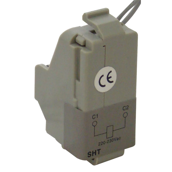 TRACON Munkaáramú kioldó MKM1 megszakítókhoz, 230V, 50Hz (MKM-SHT1-230)