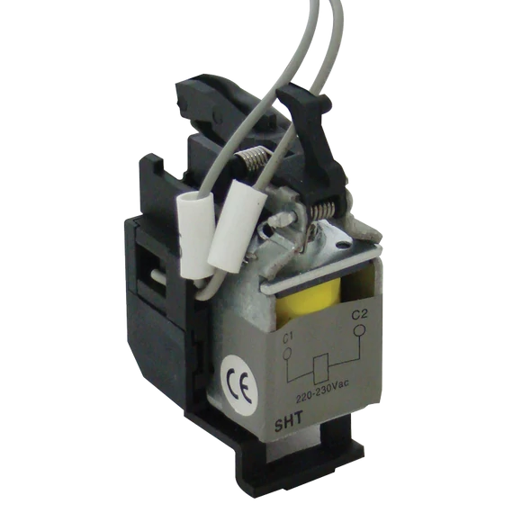 TRACON Munkaáramú kioldó MKM2 megszakítókhoz, 230V, 50Hz (MKM-SHT2-230)