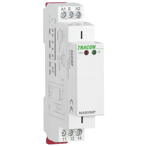 TRACON Impulzusrelé, AC230V, 16A/AC1/230V, l=max.5m (AC) (NARIMP)