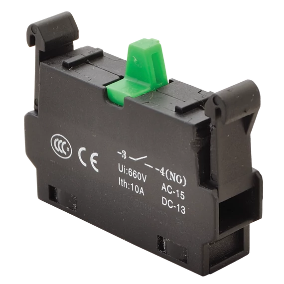 TRACON Érintkező-egység NYG(K)3 sorozathoz NO, 1xNO, 5A/230V AC-15, 1A/230V DC-13 (NYG3-CE1)