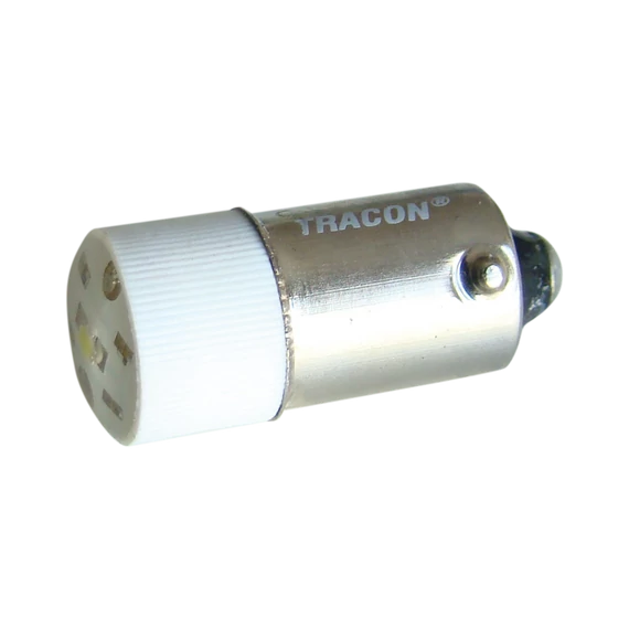 TRACON LED-es jelzőizzó, fehér, 24V AC/DC, Ba9s (NYGL-ACDC24W)