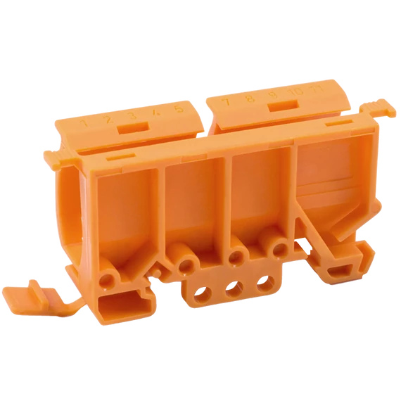 TRACON Adapter nyitható vezetékösszekötőhöz, sínre szerelhető, PA66 (OVO-A1)
