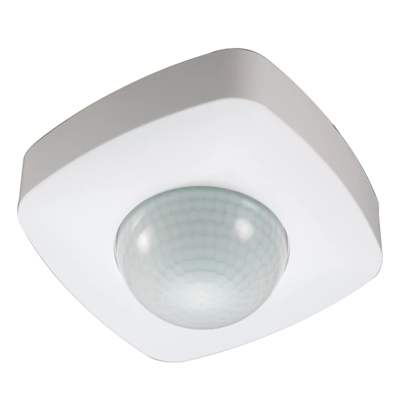TRACON Jelenlétérzékelő, fehér, 230V, 360°, 1-20 m, 10 s-30 min, 3-2000lux, IP20 (PRS46B)